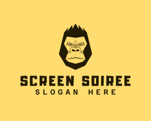 Cool Gorilla Ape logo design