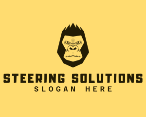 Cool Gorilla Ape logo design