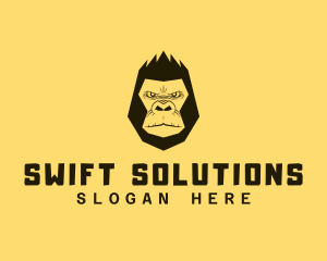 Cool Gorilla Ape logo design