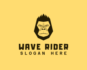 Cool Gorilla Ape logo design