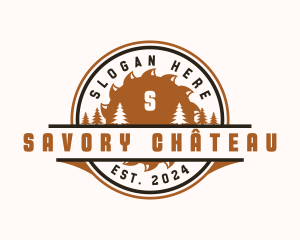 Saw Tree Carpentry logo design