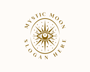 Mystic Eye Crescent logo design