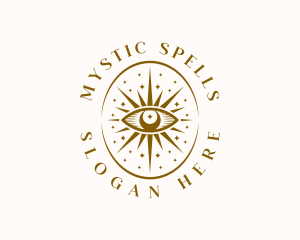 Mystic Eye Crescent logo design