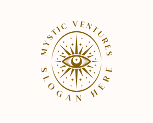 Mystic Eye Crescent logo design