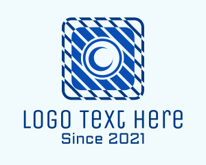 Geometric Camera Icon logo