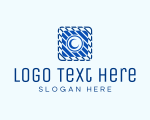 Geometric Camera Icon Logo