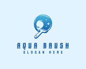 Swirl Paint Brush  logo design