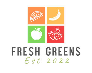 Fresh Fruit Food logo design