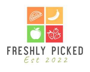 Fresh Fruit Food logo design