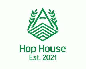 Eco Green House  logo design