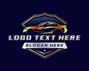 Car Repair Sedan Automobile logo