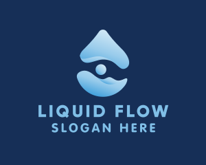 Cleaning Fluid Droplet  logo design