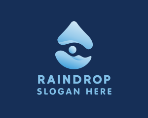 Cleaning Fluid Droplet  logo design