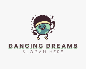 Dancing Planet Earth logo