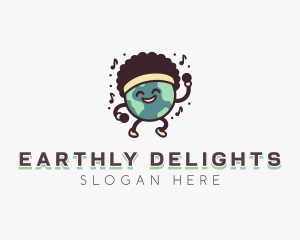 Dancing Planet Earth logo