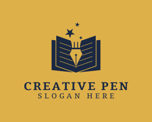 Educational Writer Book  logo design