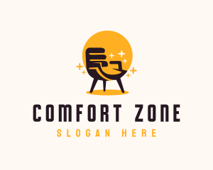 Bright Shiny Armchair logo design