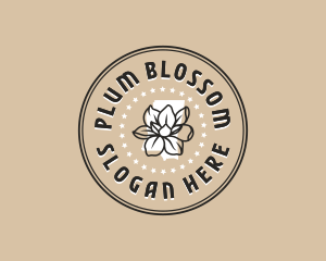 Magnolia Mississippi Flower logo design