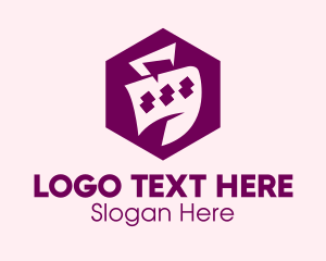 Hand Bag Hexagon logo