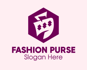 Hand Bag Hexagon logo design