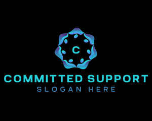 Community People Foundation logo design