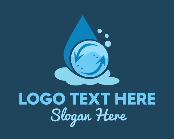 Pool Cleaning logo example 1