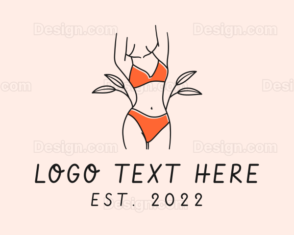 Woman Summer Swimsuit Logo