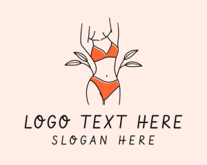 Woman Summer Swimsuit Logo