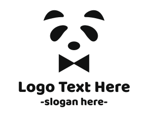 Panda Bow Tie logo