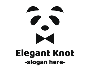 Panda Bow Tie logo