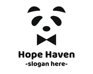 Panda Bow Tie logo