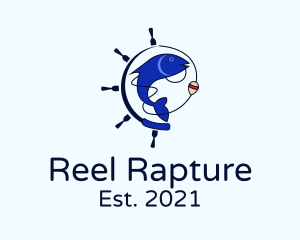 Ship Wheel Fish Lure logo