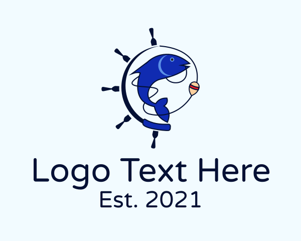 Angling logo example 1