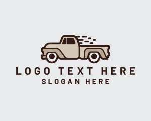 Fast Pickup Truck Logo