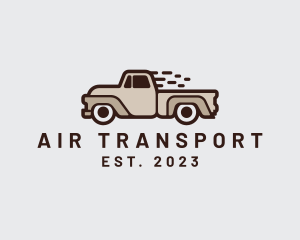 Fast Pickup Truck logo design