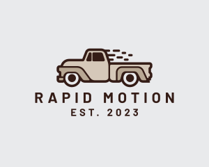 Fast Pickup Truck logo design