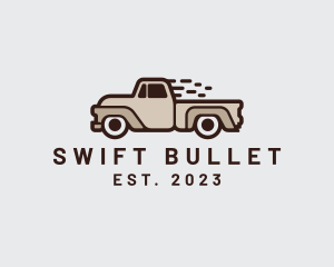 Fast Pickup Truck logo design