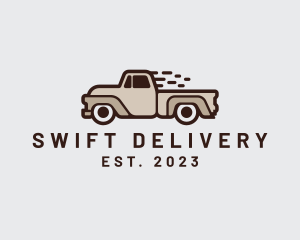 Fast Pickup Truck logo design