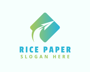 Paper Airplane Freight logo design