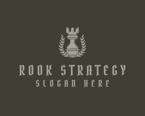 Rook Chess Piece logo