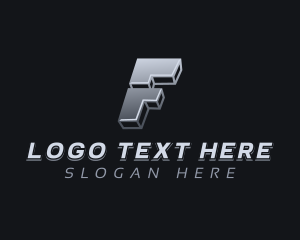 Industrial Auto Mechanic Letter F logo