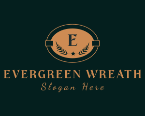 Elegant Gold Wreath logo design