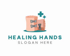 Medical Support Band Wrap logo design