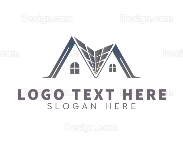 House Roofing Property Logo