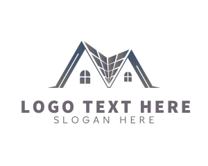 House Roofing Property Logo