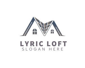 House Roofing Property logo design