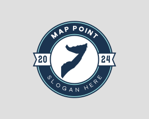 Somalia Africa Map logo