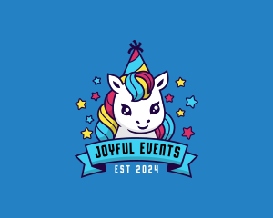 Party Unicorn Celebration logo