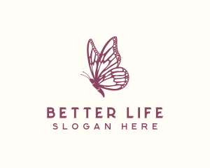 Butterfly Beauty Boutique logo design