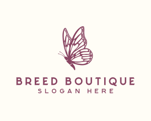 Butterfly Beauty Boutique logo design